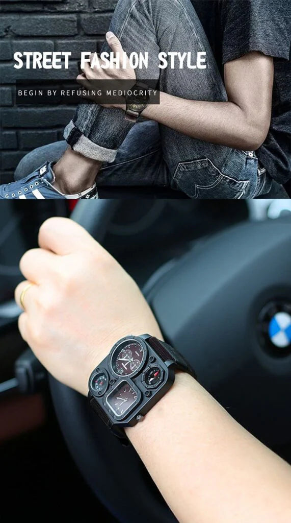 Cross-Country Outdoor Compass Watch