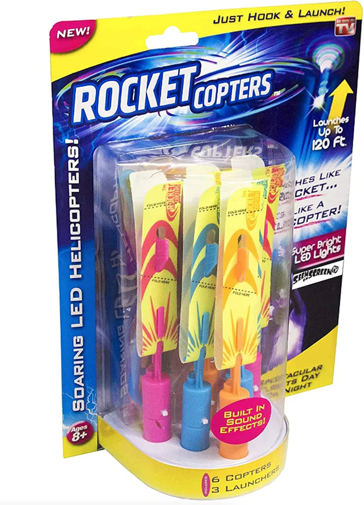 Rocket Copters Slingshot Flying