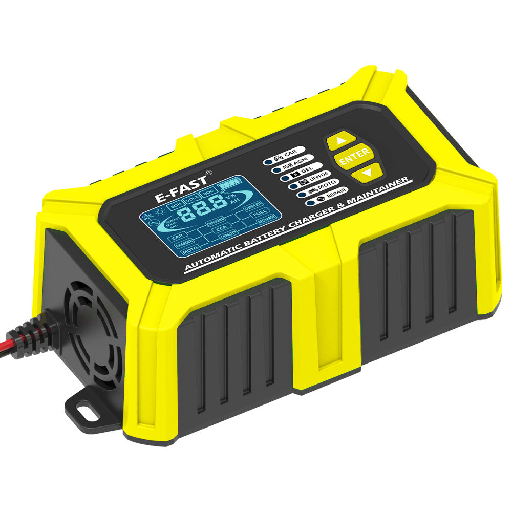 Smart Battery Charger + Battery Tester 2 i n 1 (E-FAST 12V6A)