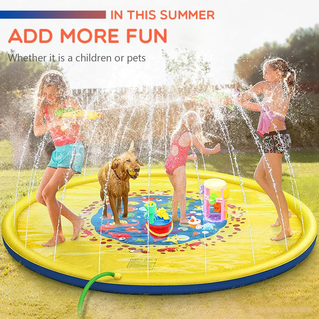 Water-spraying Children Game Mat