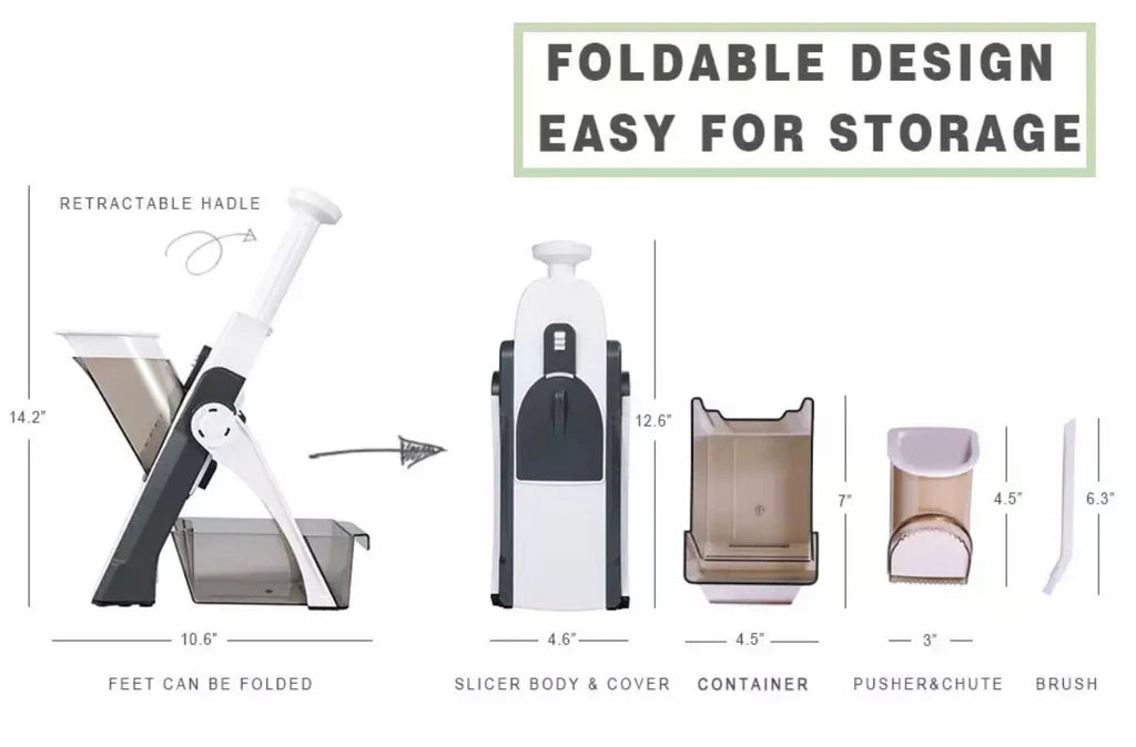 Multifaction vegetable slicer
