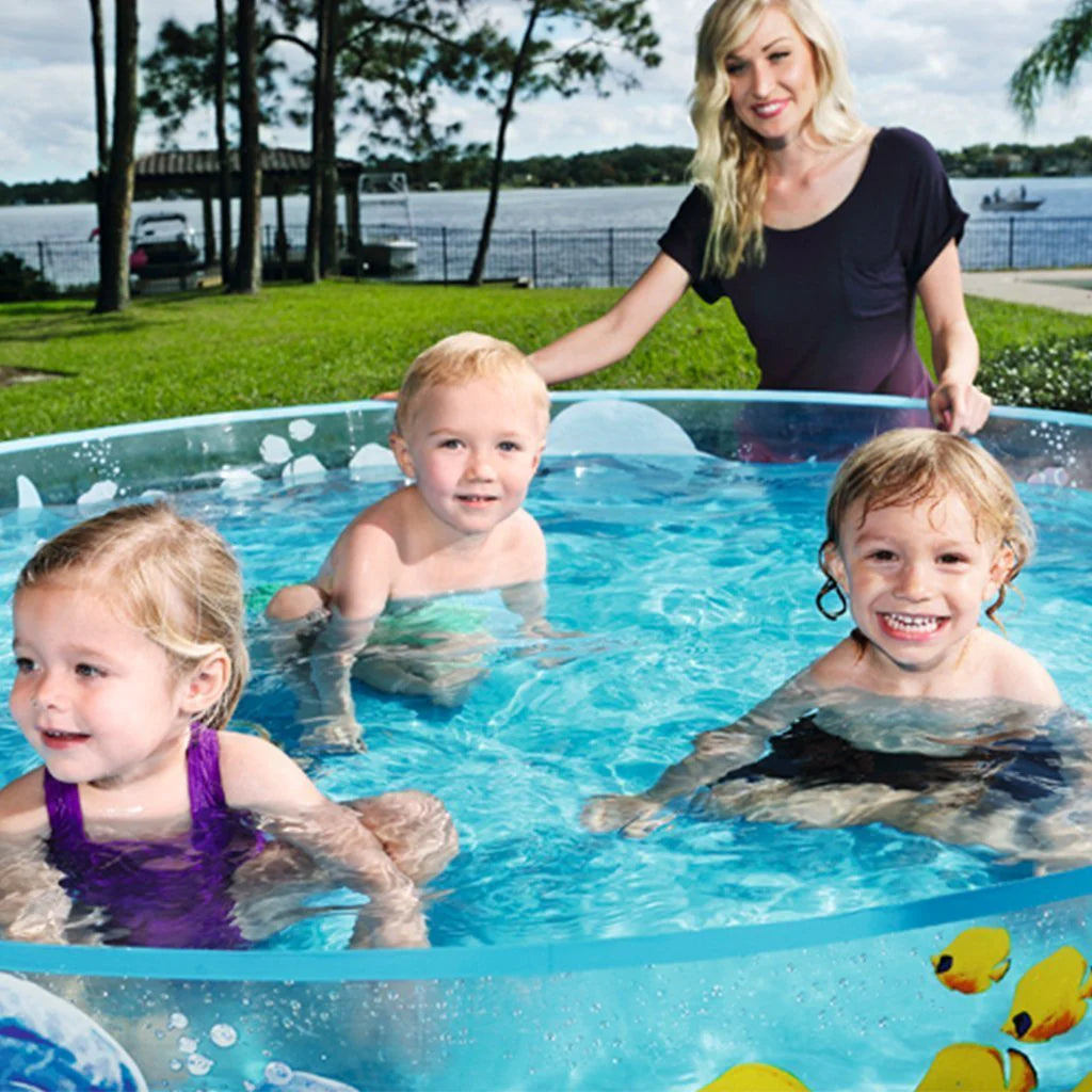 Colored Circular Swimming Pool