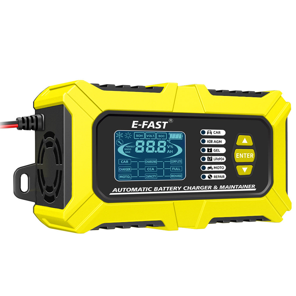 Smart Battery Charger + Battery Tester 2 i n 1 (E-FAST 12V6A)