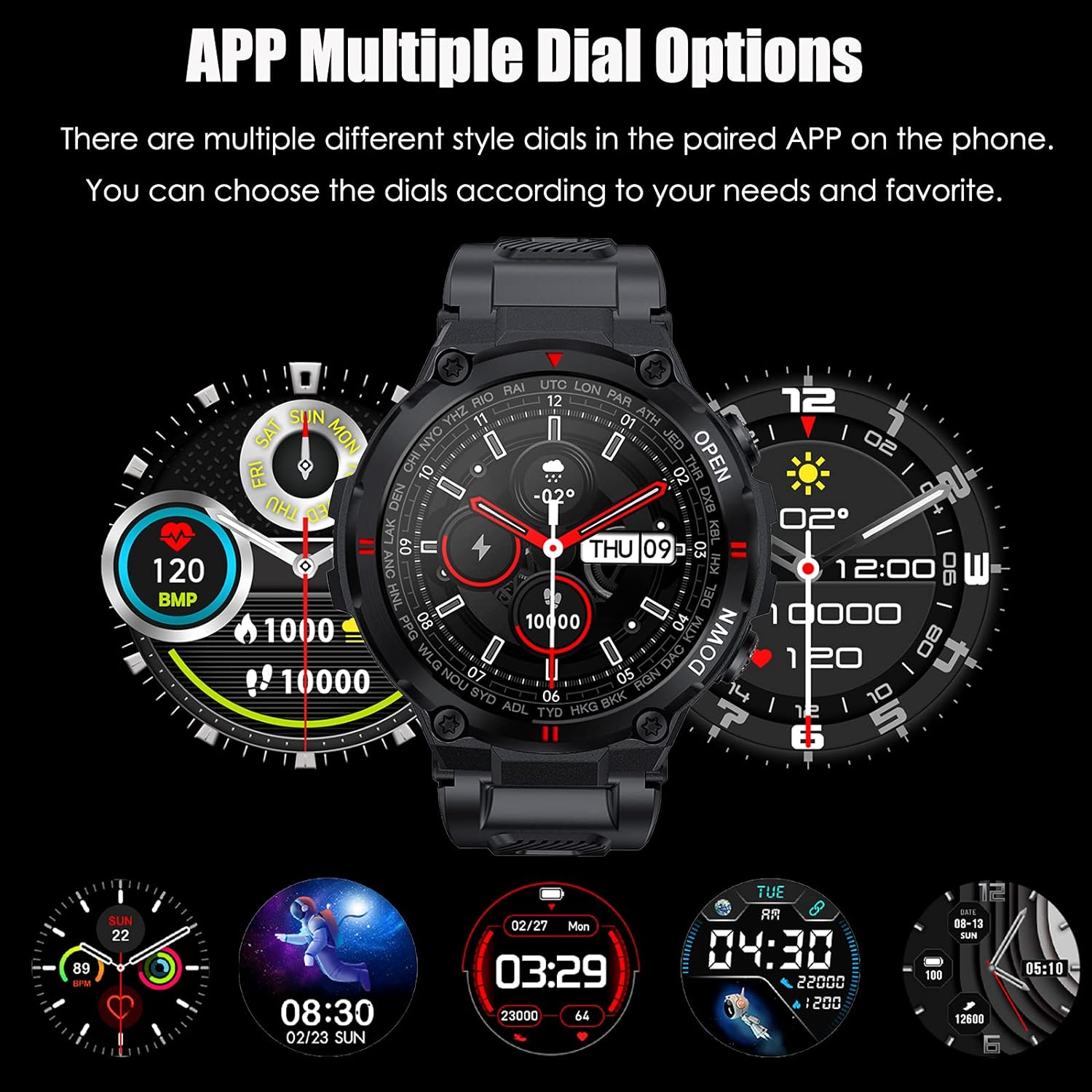 Military Smart Watch Men