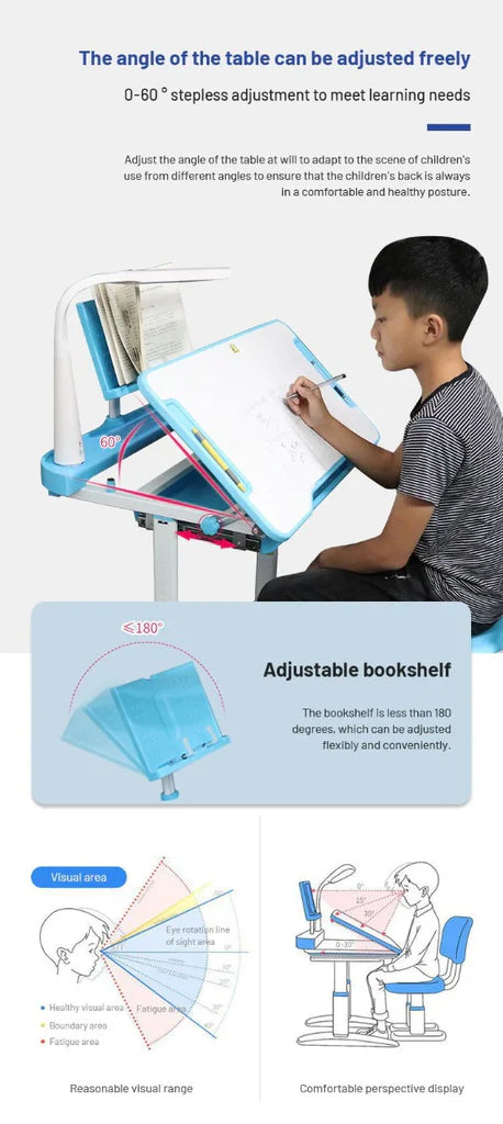 Kids Learning Table and Chair Set