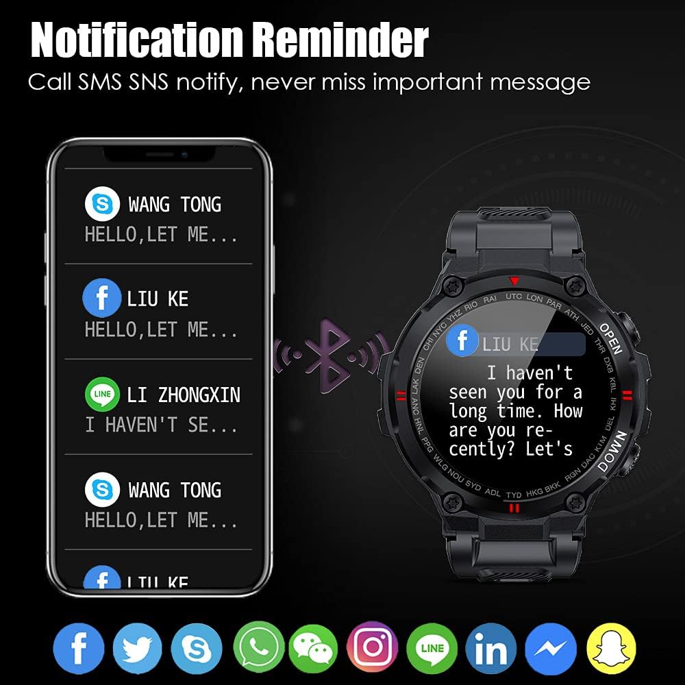 Military Smart Watch Men