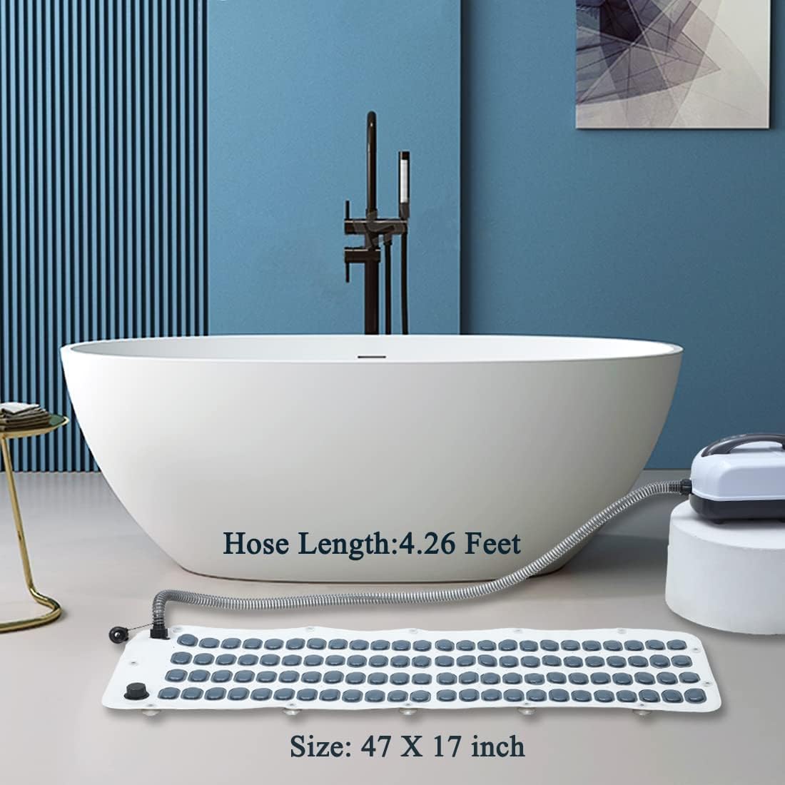 Portable Home surfing massage bath mat SPA hydrotherapy machine