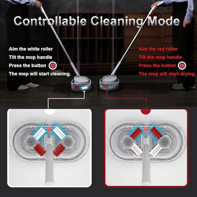 Cordless Electric Spin Mop Power Mop