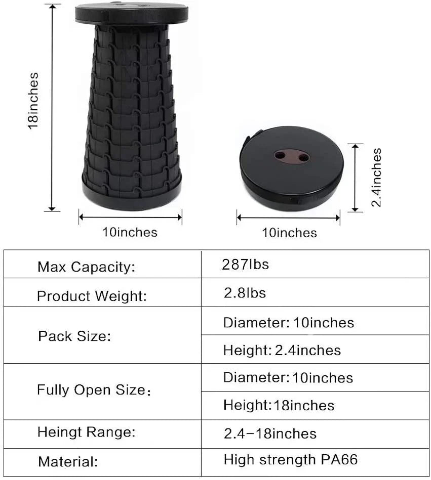 Plastic Stool Travel Seat