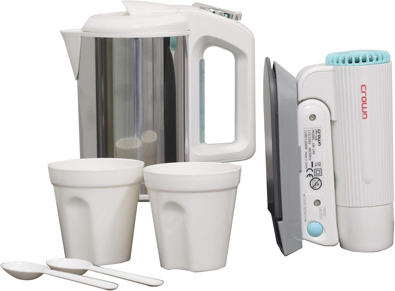 Crownline Travel Trio Kit ( Kettle / Iron / Hair Dryer) DK-149