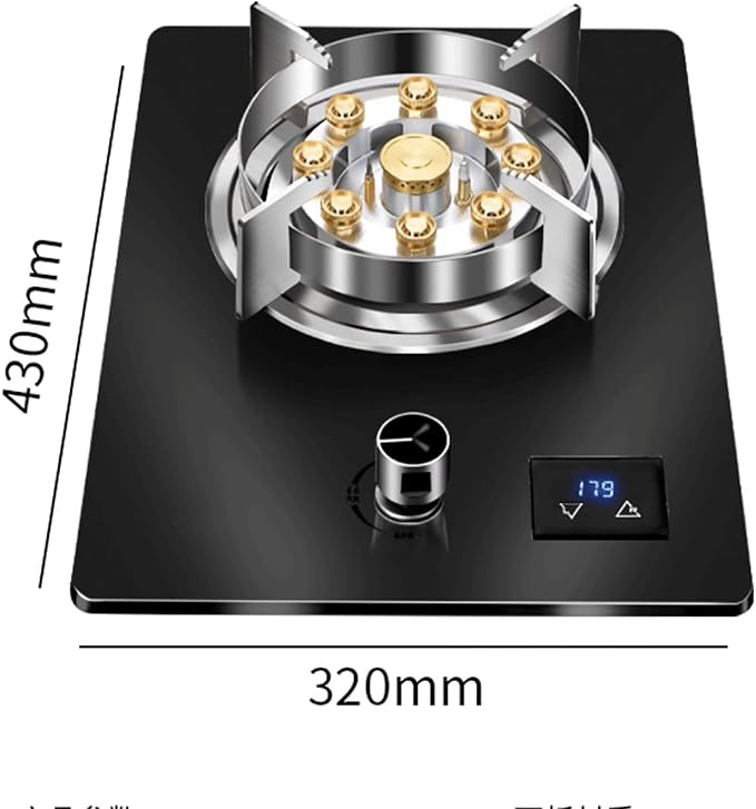Cooktop Built-in Stainless Steel Glass Household Cooktop Gas Stove