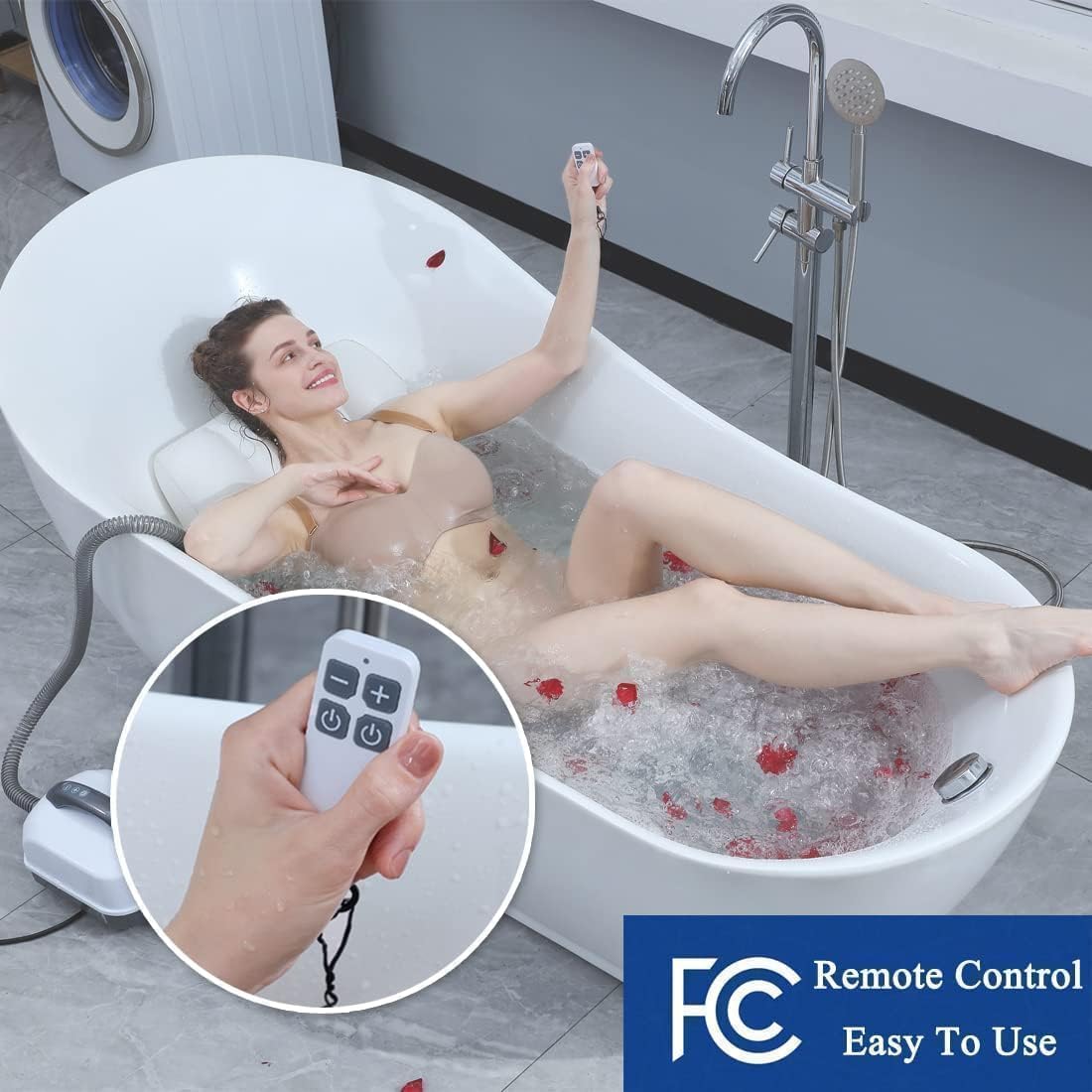 Portable Home surfing massage bath mat SPA hydrotherapy machine