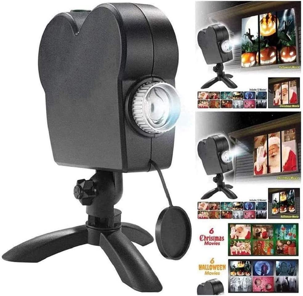 Halloween & Christmas movie decor for window