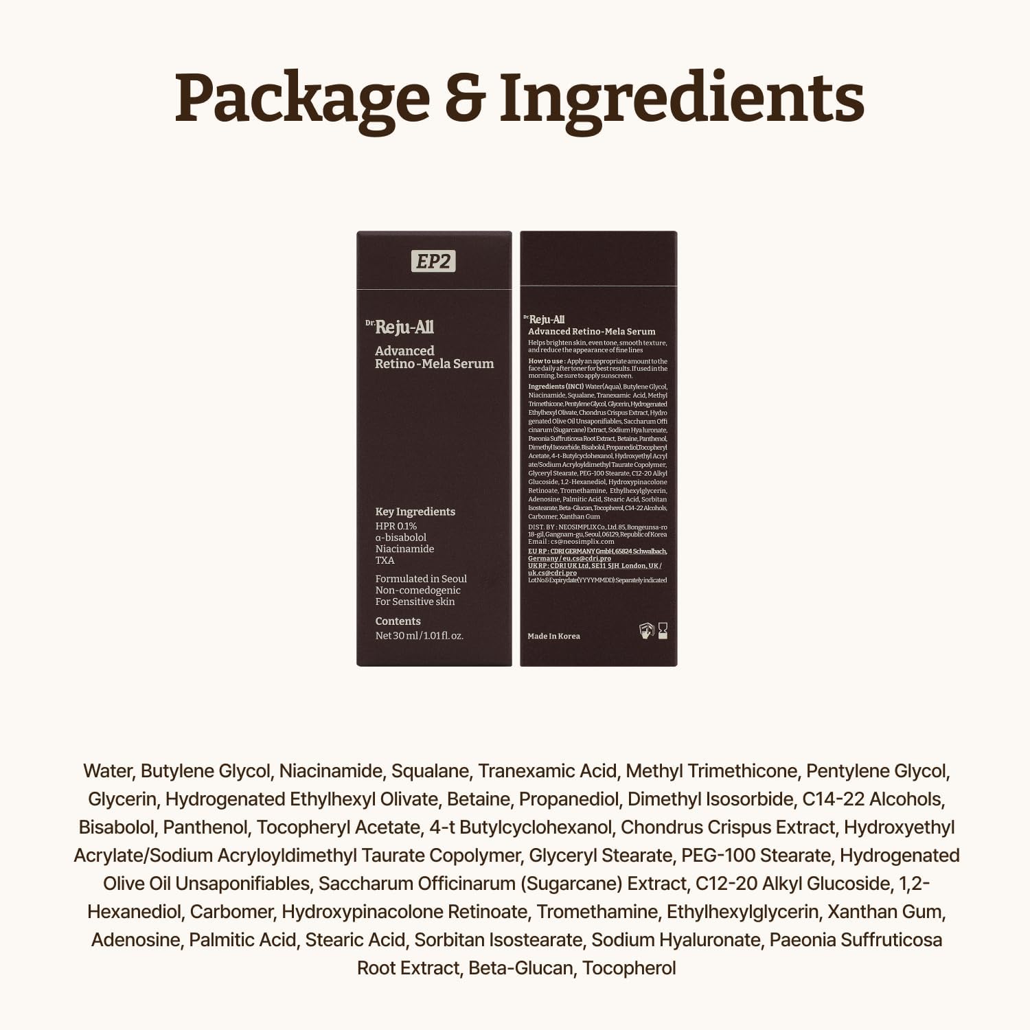 Advanced Retino-Mela Serum – HPR Retinol Serum for Face