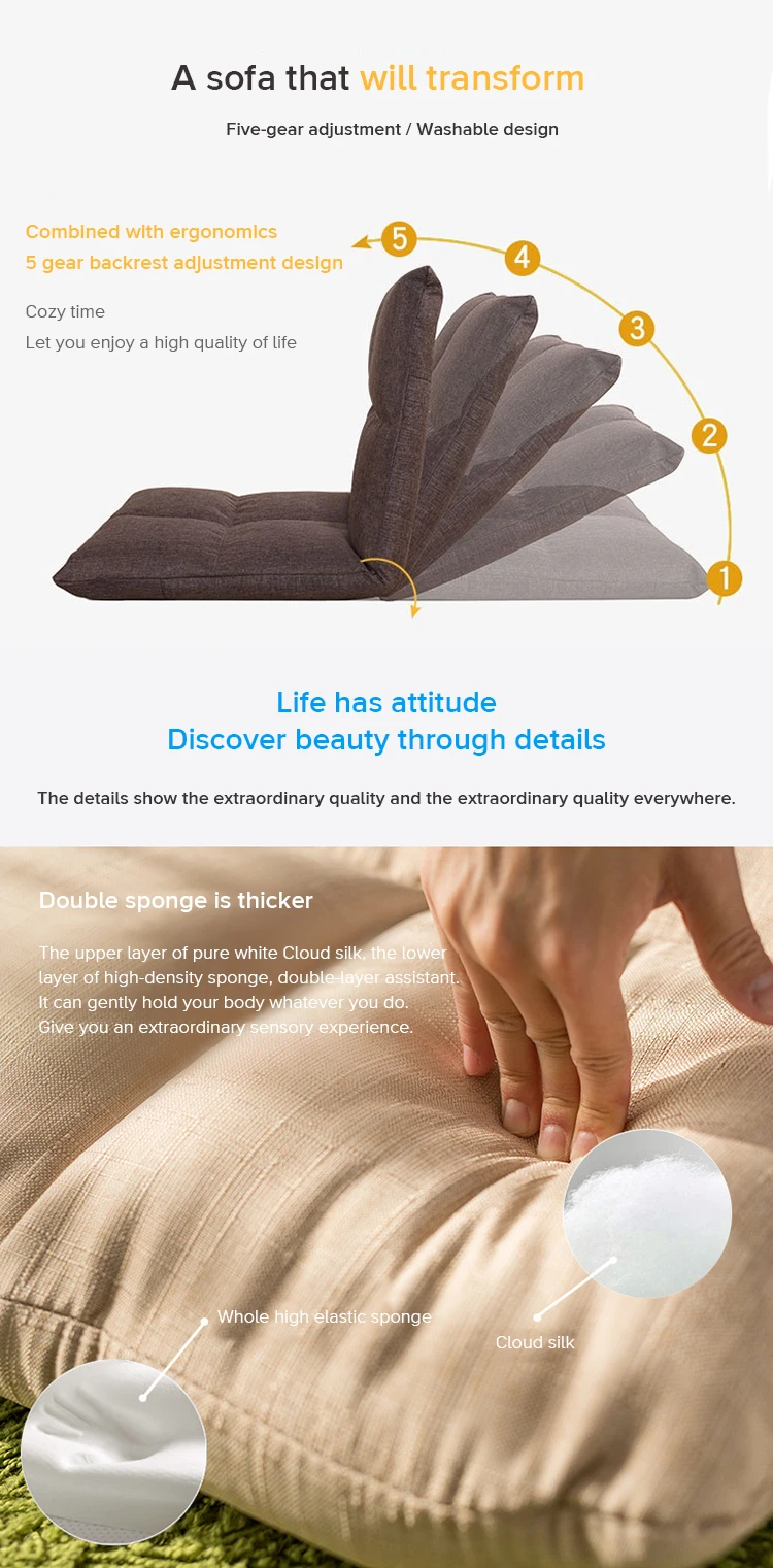 Adjustable Lazy Floor Sofa