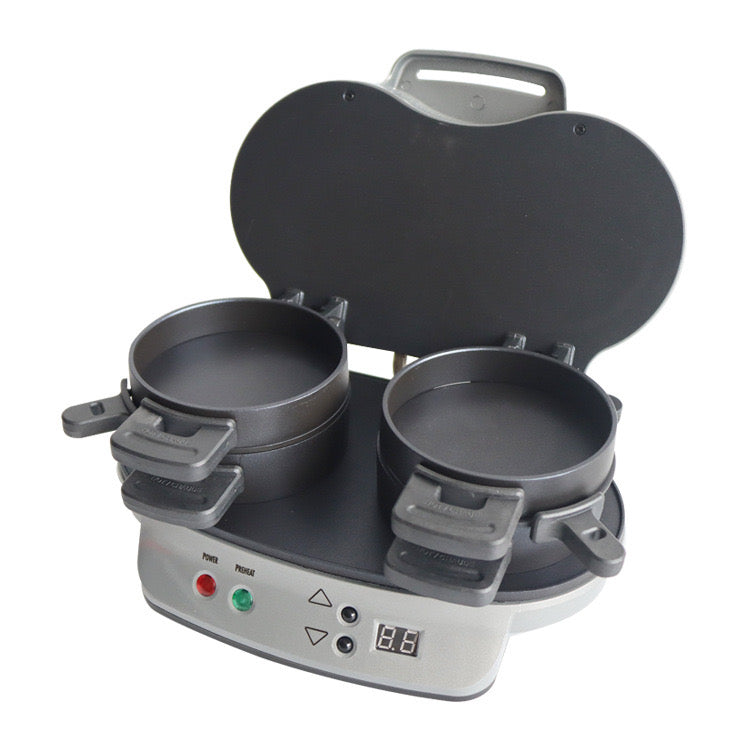 Electric Double Plate Burger Sandwich Machine Multifunctional