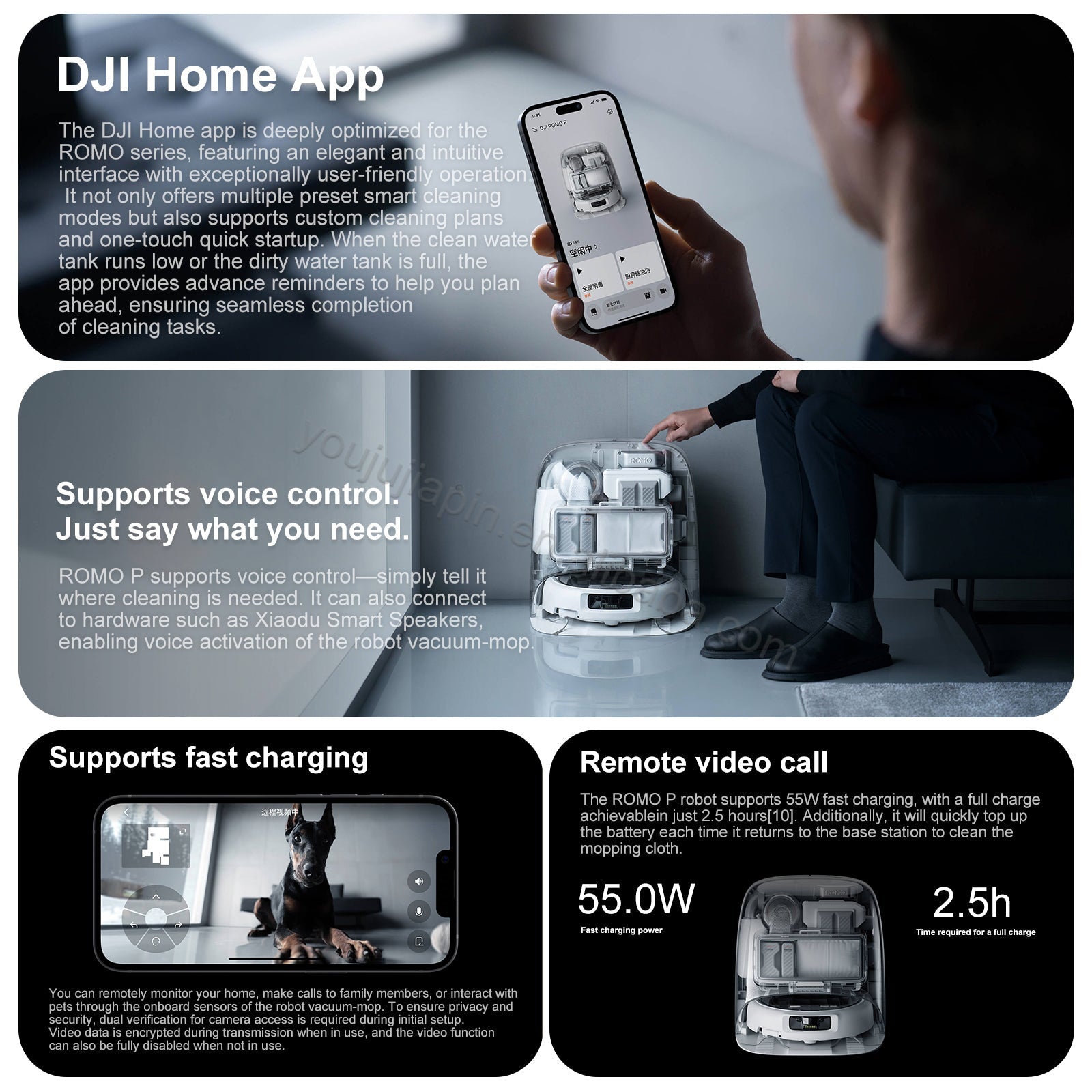 DJI ROMO P Robotic Vacuum Cleaner