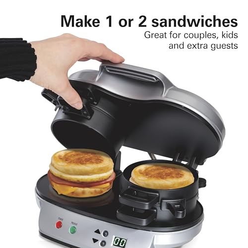 Electric Double Plate Burger Sandwich Machine Multifunctional