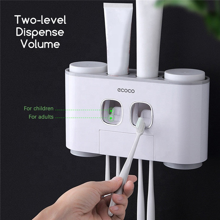 Automatic Toothbrush Holder with Toothpaste