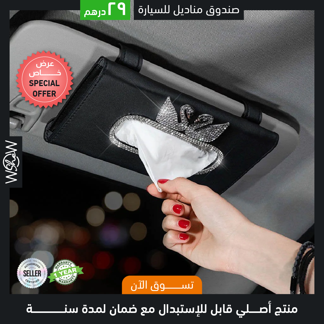 Car Sun Visor Tissue box