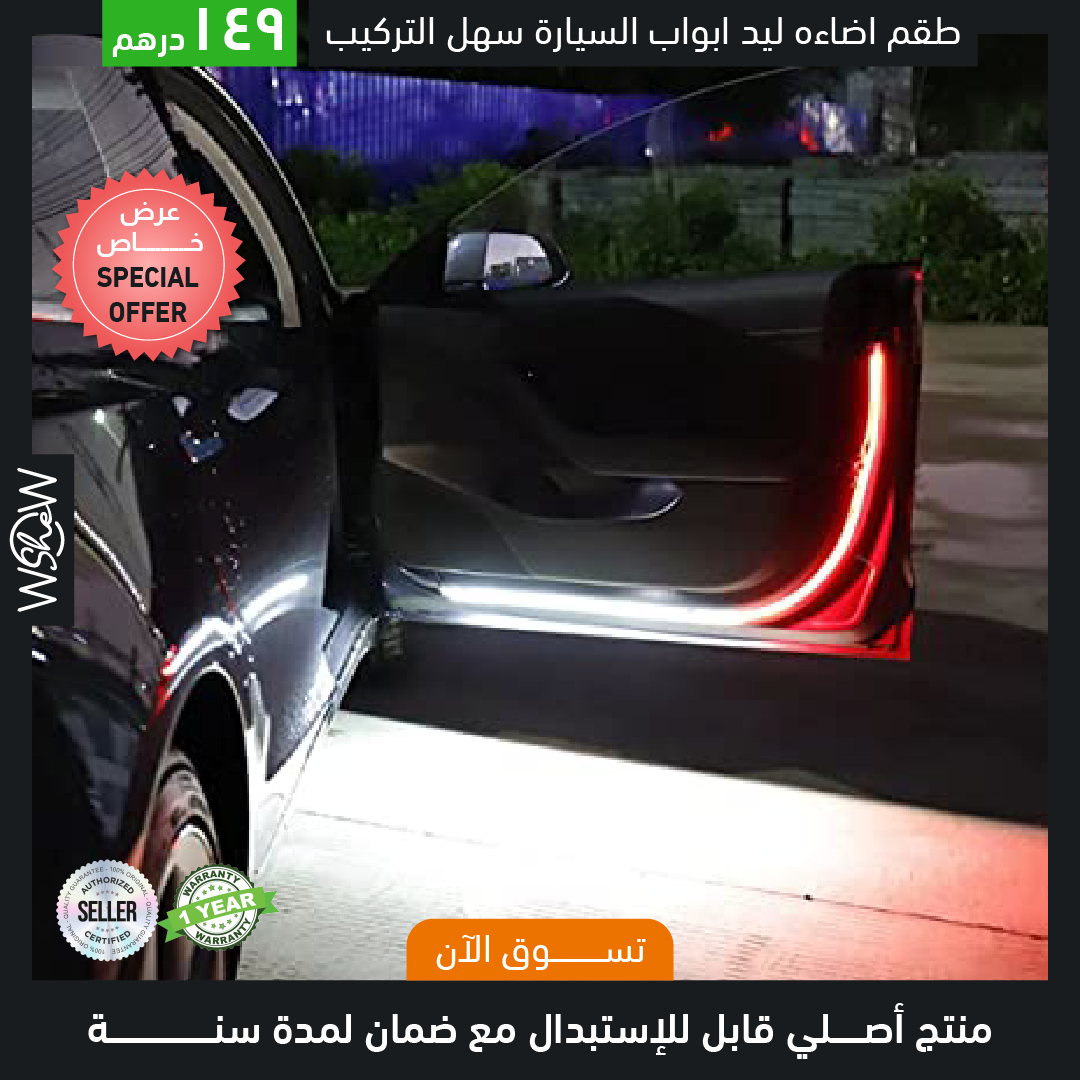 Car Door Streamer Light