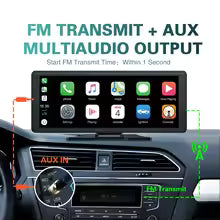 10.26 inch Wireless CarPlay Android Auto Universal Multimedia