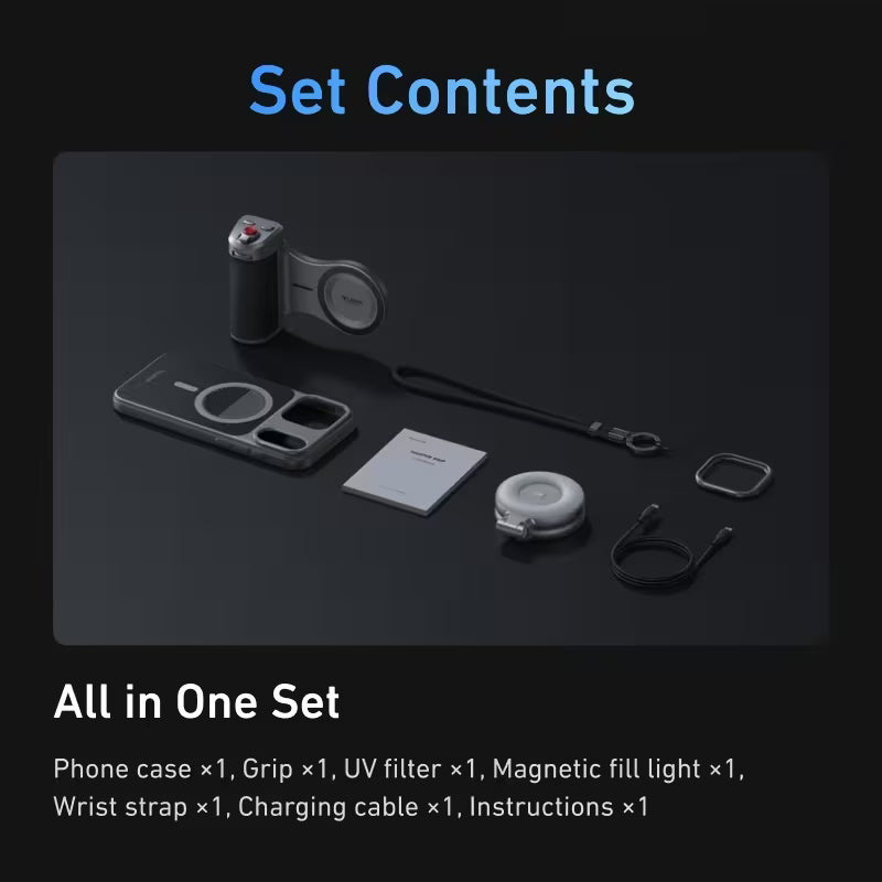 Wireless Qi Charging, Remote Zoom