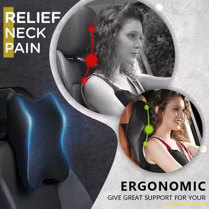 2 Pcs Car Seat Headrest Neck Rest Cushion