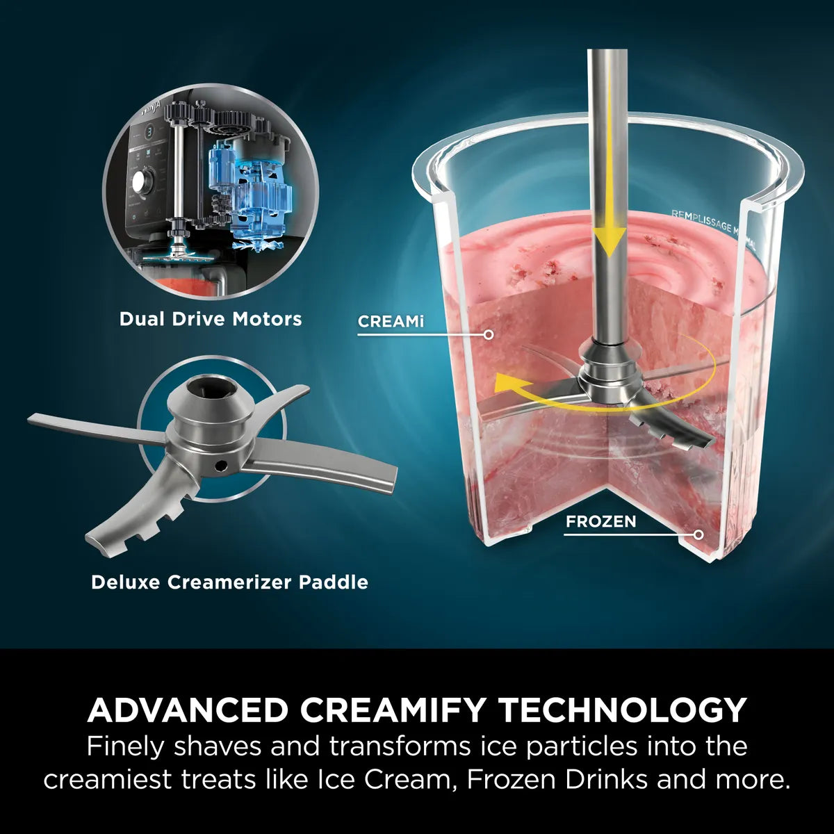 Ninja CREAMi Deluxe 10 in 1 Ice Cream & Frozen Drink Maker