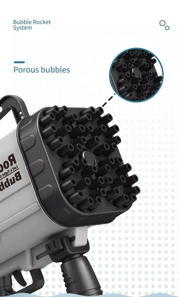 Rocket Launcher Shape Bubble Maker