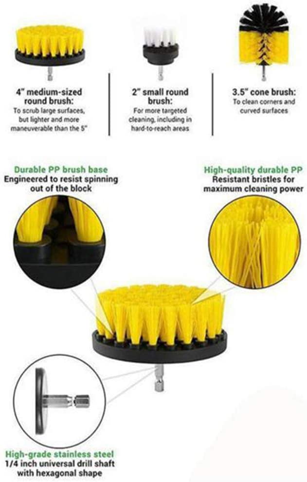 Drill Machine Brsuh Attachment