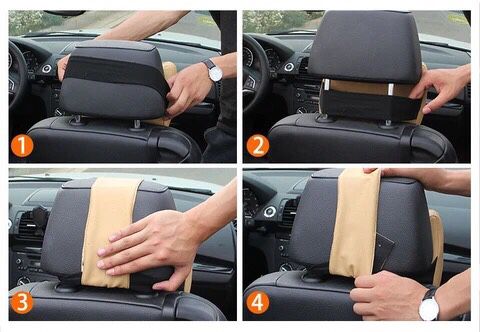 2 Pcs Car Seat Headrest Neck Rest Cushion