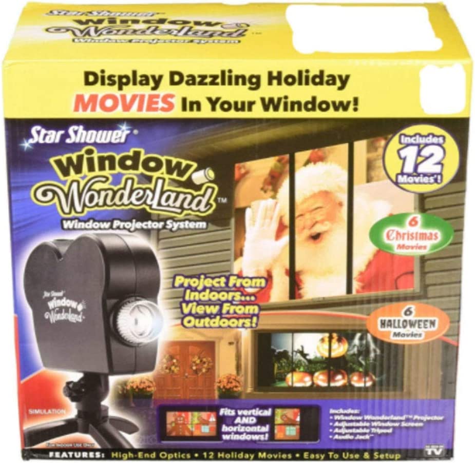 Halloween & Christmas movie decor for window