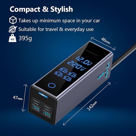 Powerology 300W Car Power Inverter