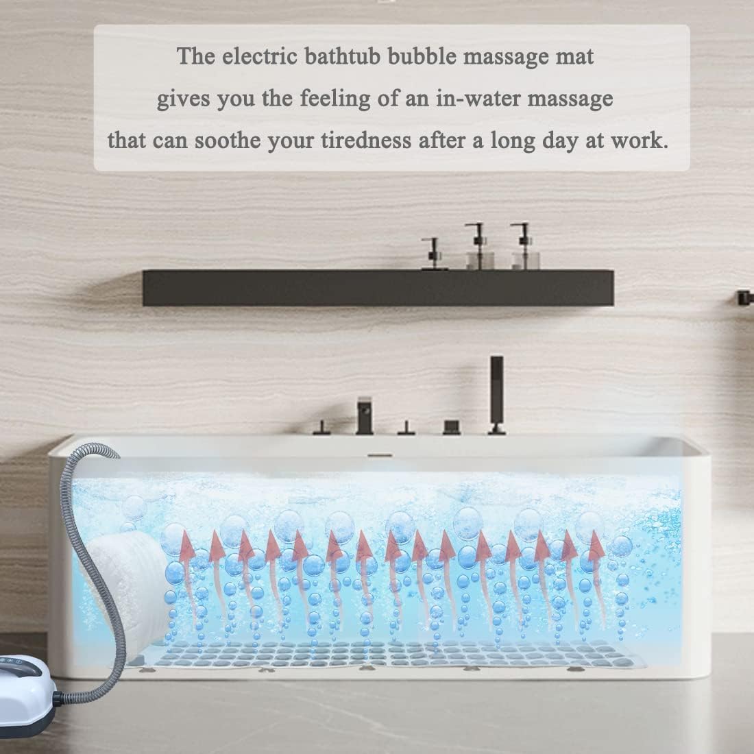 Portable Home surfing massage bath mat SPA hydrotherapy machine