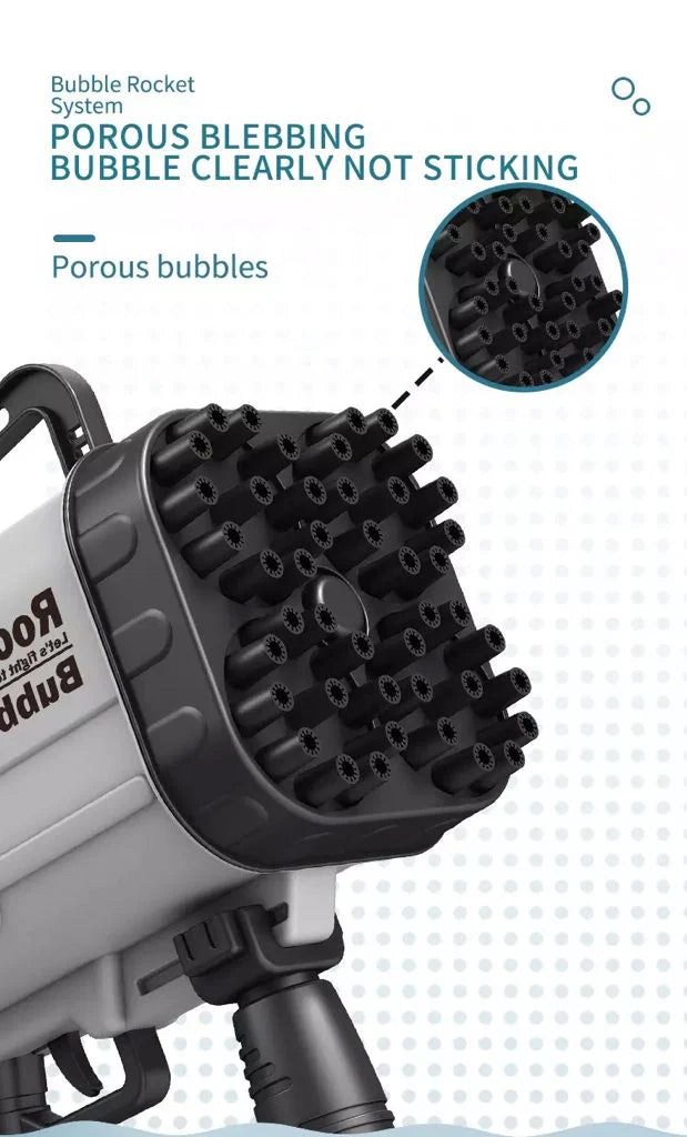 Rocket Launcher Shape Bubble Maker