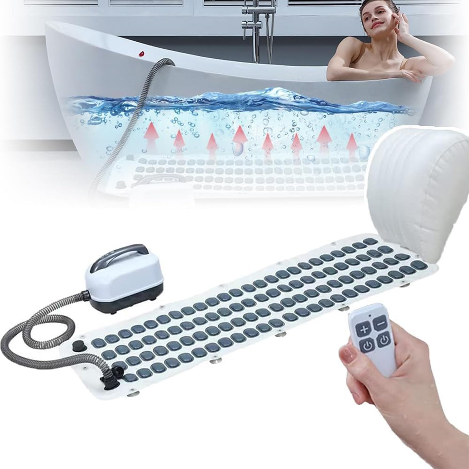 Portable Home surfing massage bath mat SPA hydrotherapy machine