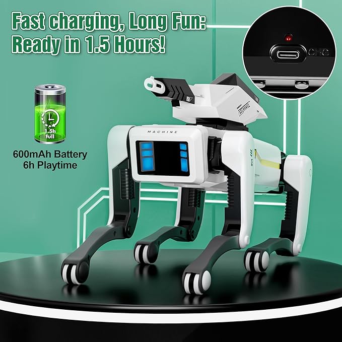 Shoot Robot Dog - Interactive STEM Pet