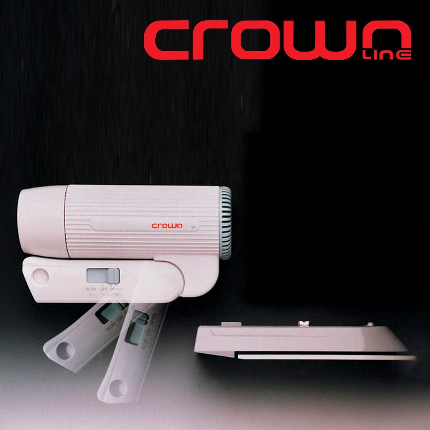 Crownline Travel Trio Kit ( Kettle / Iron / Hair Dryer) DK-149