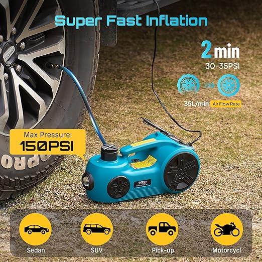 Electric Car Jack Kit: 5 Ton 12V Hydraulic car Jack