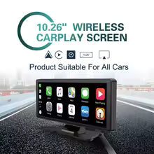 10.26 inch Wireless CarPlay Android Auto Universal Multimedia
